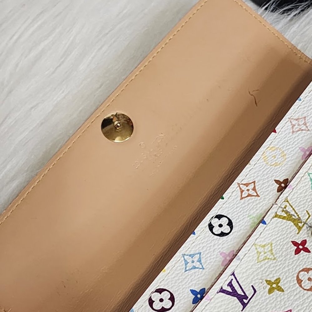 Louis Vuitton Murakami Multicolor Portefeuille Sarah Wallet - Picture 11 of 13